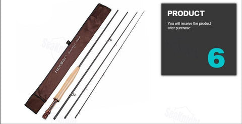 Image of SeaKnight MAXWAY HONOR Fly Fishing Rod| 6' - 10' | 4 Sections |Fast Action Super Light