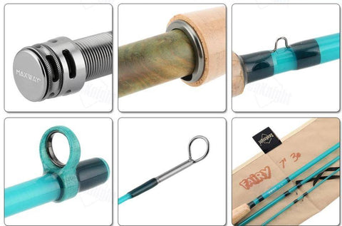 Image of SeaKnight MAXWAY FAIRY Fly Fishing Rod | 6'10''| 3 Sections | Power-L |
