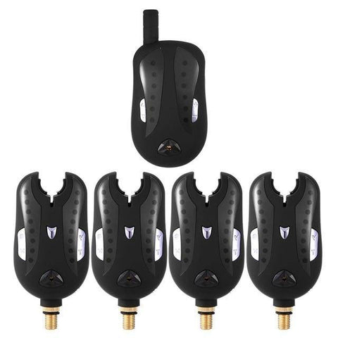 Image of Lixada Wireless Fishing Bite Alarms 2-6 Set | Sound Alert Kit | with Case