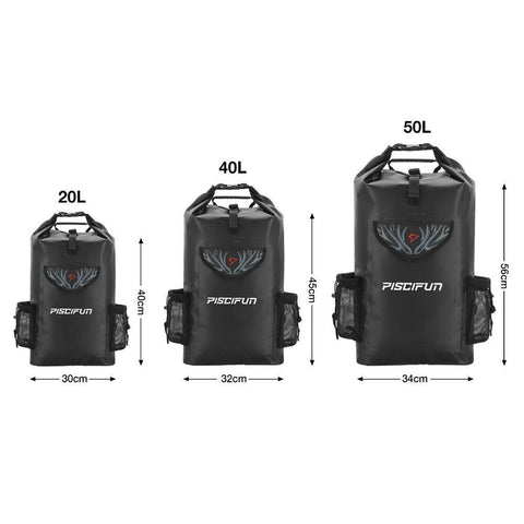 Image of Piscifun Wrapper Dry Backpack Bag with Waterproof Phone Case