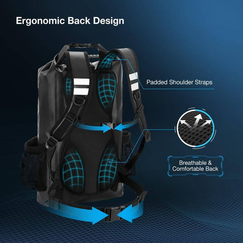 Image of Piscifun Wrapper Dry Backpack Bag with Waterproof Phone Case