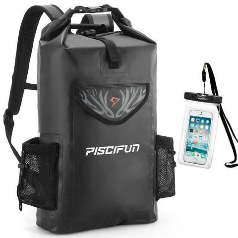 Image of Piscifun Wrapper Dry Backpack Bag with Waterproof Phone Case