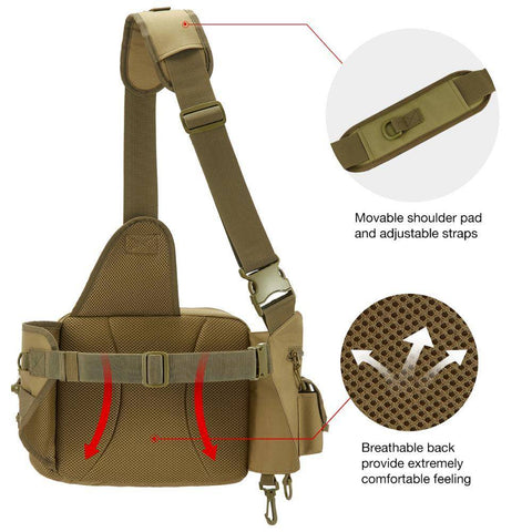 Image of Piscifun Water-Resistant Sling Bag Water-Resistant