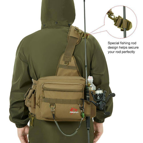 Image of Piscifun Water-Resistant Sling Bag Water-Resistant
