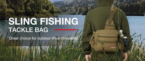 Image of Piscifun Water-Resistant Sling Bag Water-Resistant