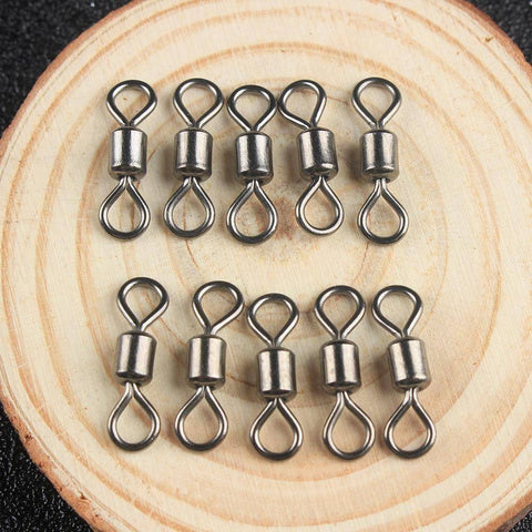 Image of 177pcs Fishing Terminal Tackle Box Kit - Crank Hooks Sinker Weights Swivels Snaps Connectors Beads With Tackle Box Set