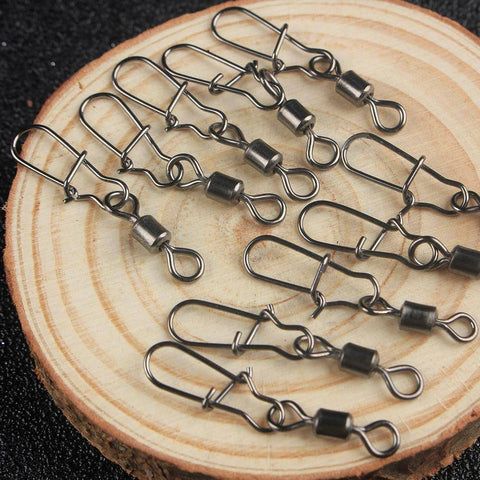 Image of 177pcs Fishing Terminal Tackle Box Kit - Crank Hooks Sinker Weights Swivels Snaps Connectors Beads With Tackle Box Set