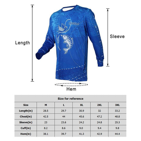 Image of Lixada New style Fishing Clothing Vests Quick-Drying Anti-UV Jacket Sports Clothes Long Sleeve Fishing Clothing