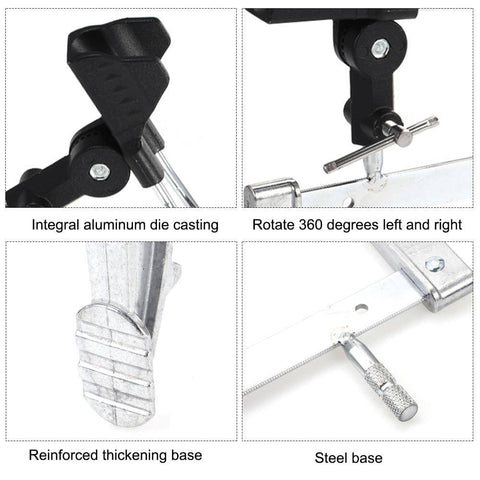Image of Lixada Universal Fishing Rod Holder For On Boat Deck, Harbor Decks Mount