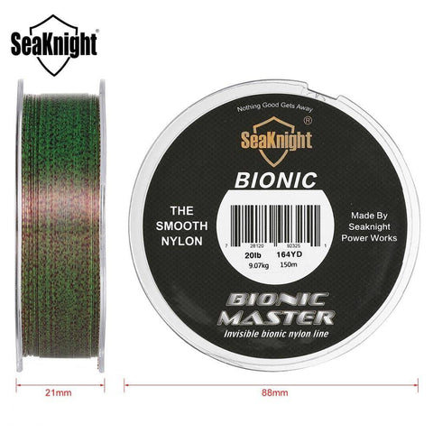 Image of SeaKnight BIONIC MASTER 168yd (150M) Spot Fishing Line |2-25LB| Camouflage |Saltwater