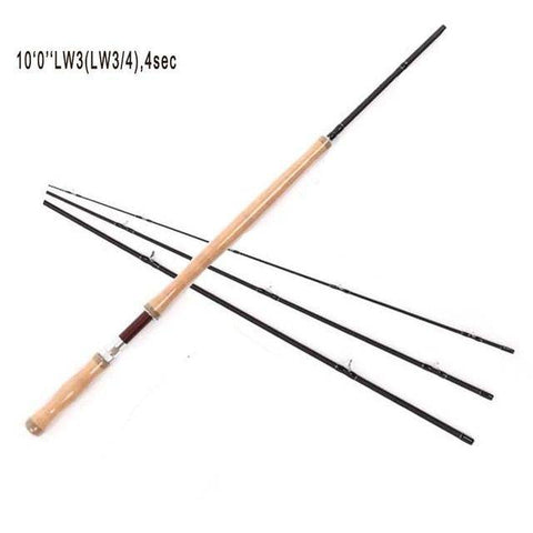 Image of NEW Aventik All Times IM12 Nano Carbon Fiber Short Switch Fly Rods Fast Action With Extra Tip Section Spare Tip Fly Fishing Rod
