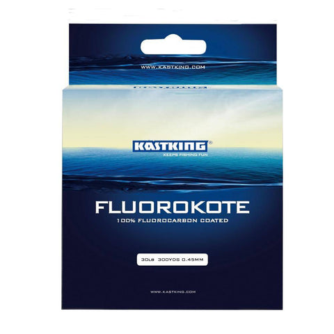 Image of KastKing FluoroKote Fluorocarbon Fishing Line | 0.18-0.48mm | 300Yds(274M) Premium Spool