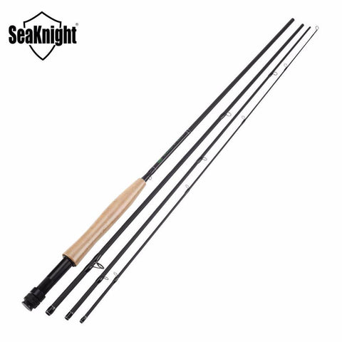 Image of SeaKnight Fly Fishing SET Combo 5/6 # 4 segments 2.7M Fly Fishing Rod + Full Metal Reel + Rod Bag + Fly Lures + Box + Lines