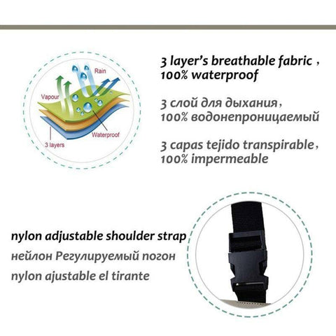 Image of Outdoor Fly Fishing Stocking Foot ,waterproof and breathable chest waders with one buckle accidently rope kits