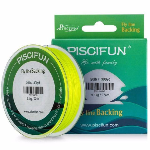 Image of Piscifun Fly Fishing Braided Backing Line 300Yds(274M) | 9.1kg /20LB