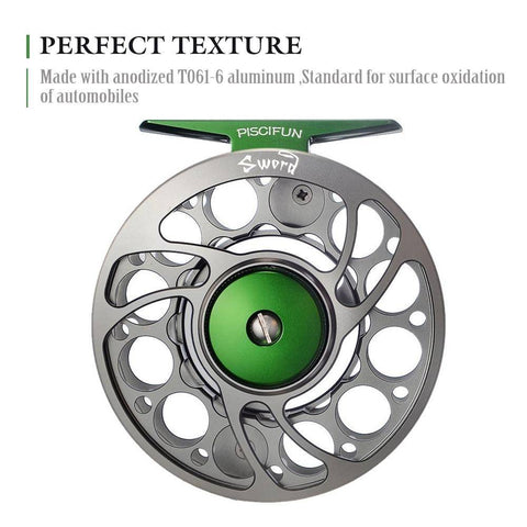 Image of Piscifun Sword Fly Fishing Reel | 3/4; 5/6; 7/8; 9/10 Weights | Right and Left Handed | CNC-machined Aluminum Alloy