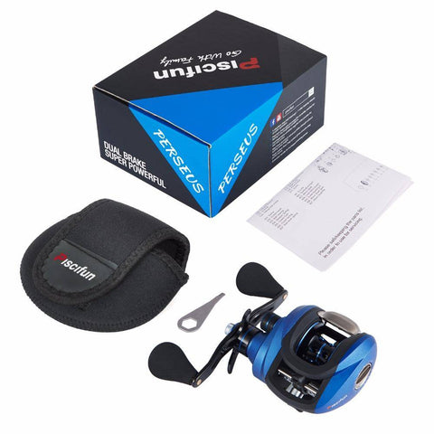 Image of Piscifun Phantom X Baitcasting Fishing Reel | 6.3:1 Gear Ratio |6 Ball Bearings | 18.5 lbs Max Drag | 60s Quickly Lubricant Design