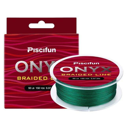 Image of Piscifun ONYX 137M fishing Line 6-150LB Super Strong 4 Strands 8 Strands PE Braided Fishing Line Multifilament Fishing Line