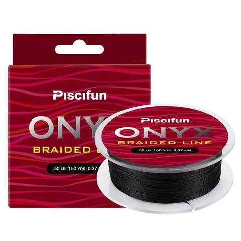 Image of Piscifun ONYX 137M fishing Line 6-150LB Super Strong 4 Strands 8 Strands PE Braided Fishing Line Multifilament Fishing Line