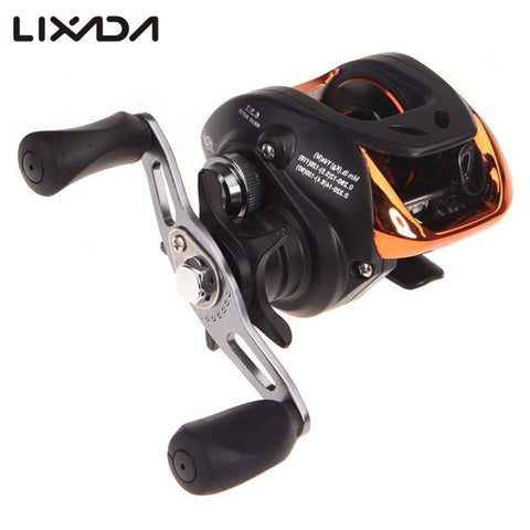Image of Lixada Fishing Reel 11BB Ball Bearings Baitcasting Fly Reel Coil Left/Right Hand GT 6:3:1 High Speed molinete de pesca AF103