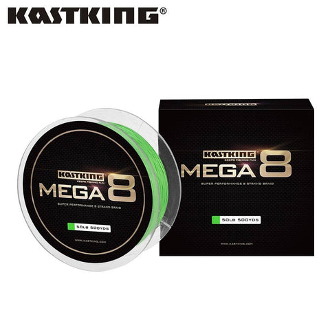 Image of KastKing Mega8 New Braid Line | 500yd/300yd(457m/274m) | 0.14-0.50mm 10-80LB | Sea Fishing