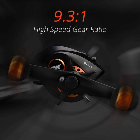 Image of KastKing Speed Demon Pro Baitcasting Reel | 9.3:1 Gear Ratio 12+1 BB | Magnetic Brake, 13.2 lb Max Drag | Saltwater or Freshwater Ready