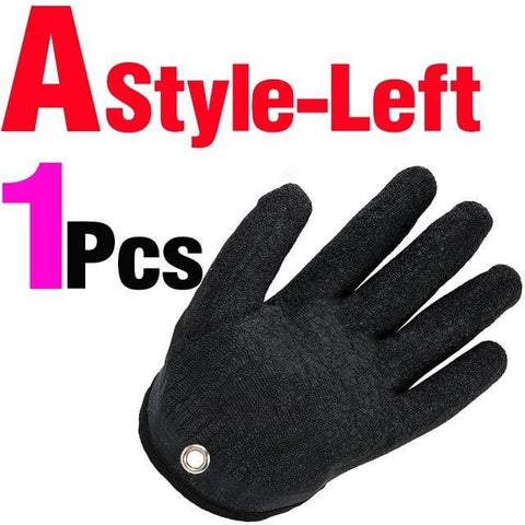 Image of Professional Catch Fish Glove witch Magnet Release | Left Hand Orientation