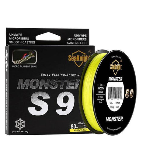 Image of SeaKnight Monster S9 328yd (300m) Braided Fishing Lines 30LB -100LB