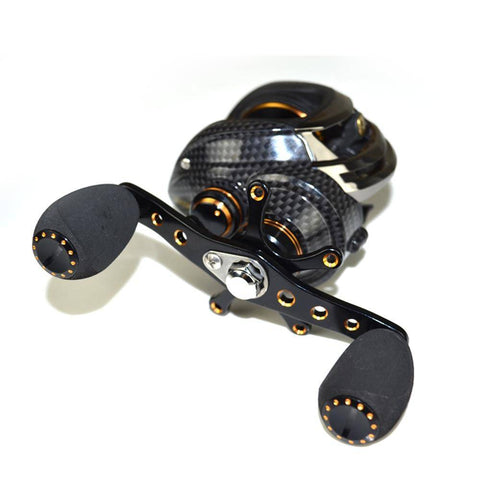 Image of Fishidrops LB200 Baitcasting Reels | 7.0:1 Gear Ratio 17+1 BB |Dual Brake Bait Casting Reel| Super Hydrographics transfer printing