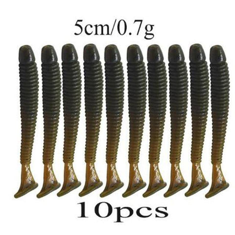 Image of Soft Silicone Worms | 10pcs/lot