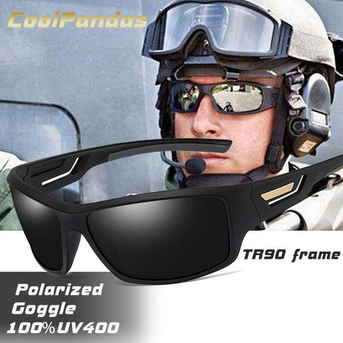 Image of Fashion Windproof Polarized Sunglasses Men Brand Designer Travel Male Mirror Sun Glasses Driving Anti-UV Oculos De Sol Masculino