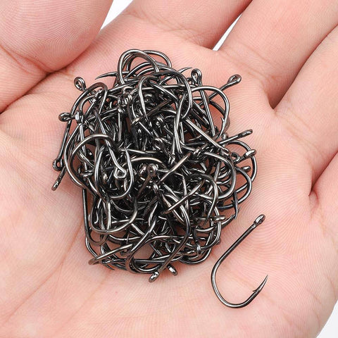 Image of DONQL Fishing Hooks Barbed | 100 Pieces