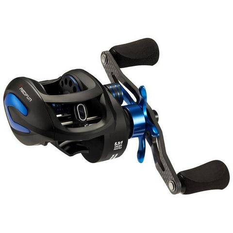Image of Blue Piscifun Phantom X Baitcasting Fishing Reel | 5.3:1-6.3:1- 7.6:1 Gear Ratio |8 Ball Bearings | 18 lbs Max Drag |Carbon Fiber Handle