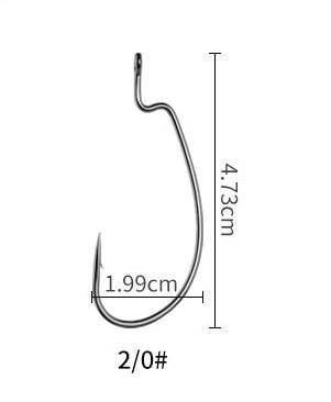 Image of LINNHUE Carbon Steel Fishing Hooks | 10 Pieces