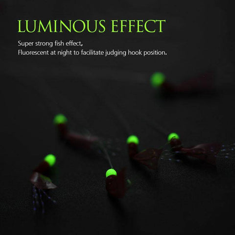 Image of LINNHUE Luminous Bionic Fishing Hooks | 6 Pieces Lot