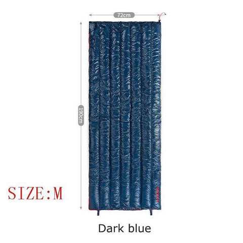Image of Naturehike 570g Ultralight Waterproof White Goose Down Sleeping Bag Envelope Type Lazy Bag Camping Sleeping Bags NH17Y010-R