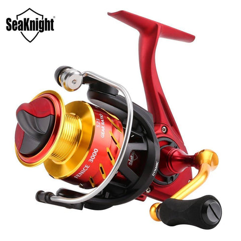 Image of SeaKnight FENICE Spinning Reel | 5.2:1 Gear Ratio 10+1 BB | Magnetic Brake, 13.2 lb Max Drag | Worm Shaft Transport Structure