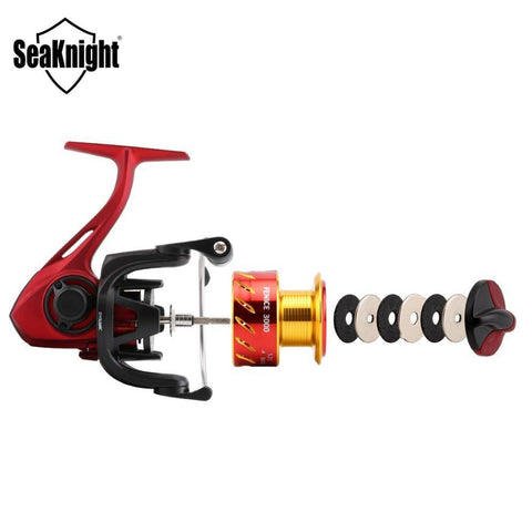 Image of SeaKnight FENICE Spinning Reel | 5.2:1 Gear Ratio 10+1 BB | Magnetic Brake, 13.2 lb Max Drag | Worm Shaft Transport Structure