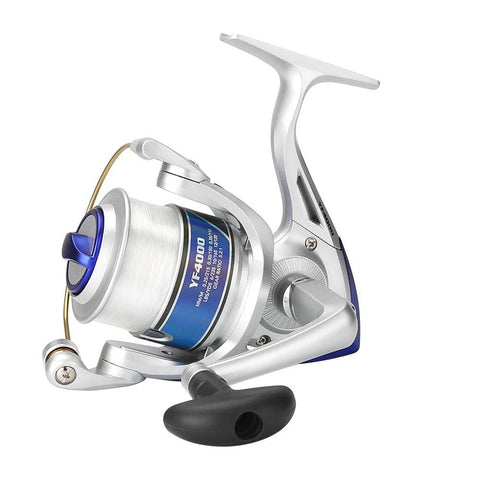 Image of My brand Spinning Reel Fishing With Fishing Line 12BB Fly Wheel For Fresh/Salt Water Spinning Sea Fishing Reel Carp Fishing