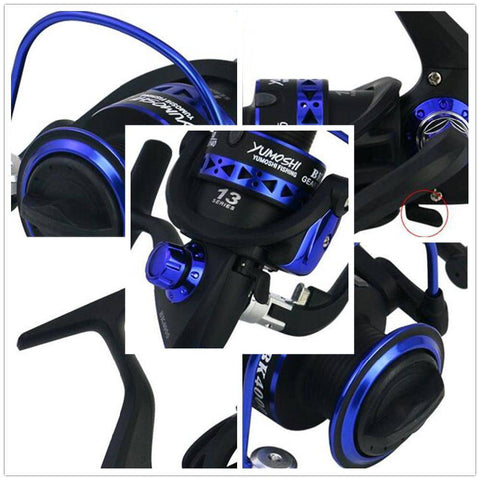 Image of YUMOSHI BK-13 Spinning Fishing Reel | 5.1:1 Gear Ratio 13 BB |Left And Right Hand Interchangeable