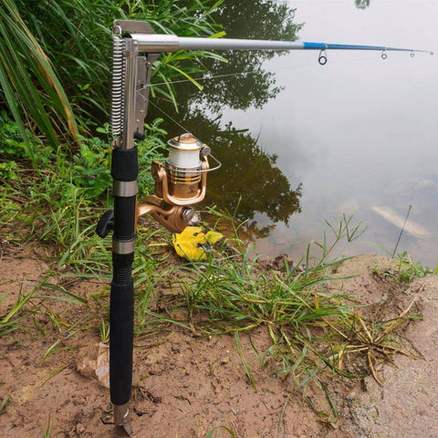 Image of Automatic Spinning Telescopic Fishing Rod Pole 5'10''- 8'10'' Pole (1.8m-2.7m)