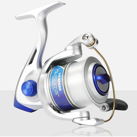 Image of My brand Spinning Reel Fishing With Fishing Line 12BB Fly Wheel For Fresh/Salt Water Spinning Sea Fishing Reel Carp Fishing
