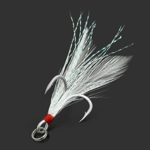 Image of LINNHUE Classic Treble Standard Strength Fishing Hooks | Two Variants | 10 Pieces