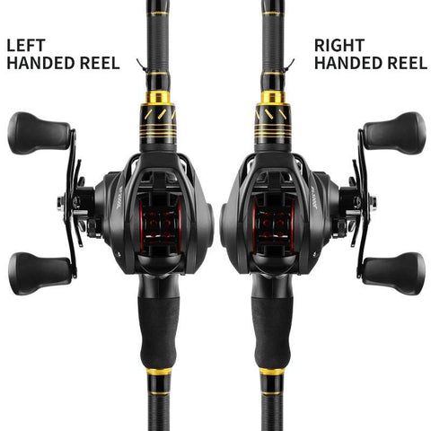 Image of Left or Right LINNHUE BF2000 Baitcasting Reel High Speed 7.2:1 Gear Ratio 12+1BB