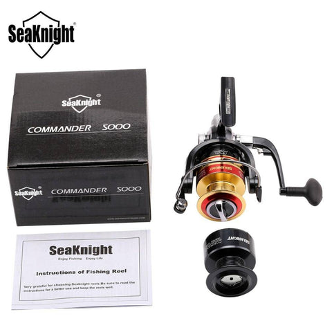 Image of KastKing COMMANDER Carp Fishing Spinning Reel | 5.2:1 or 4.7:1 Gear Ratio 9+1 BB | Max Drag 16.5 lbs | Free Spare Spool