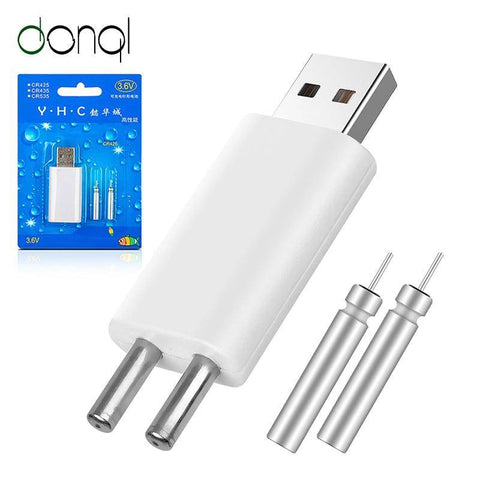 Image of DONQL USB Charger For Electronic Floats Batteries + 2 Batteries Included