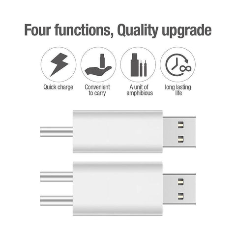 Image of DONQL USB Charger For Electronic Floats Batteries + 2 Batteries Included