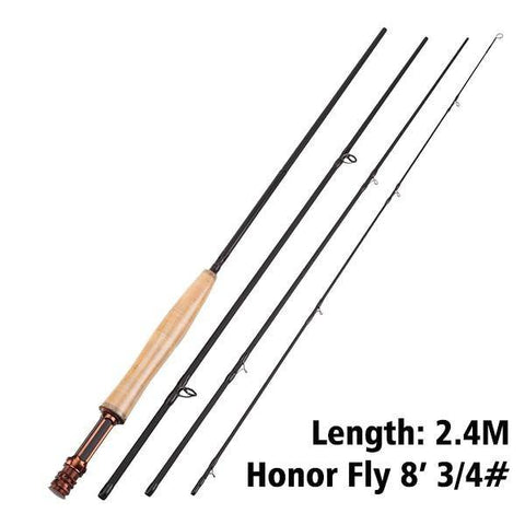 Image of SeaKnight MAXWAY HONOR Fly Fishing Rod| 6' - 10' | 4 Sections |Fast Action Super Light