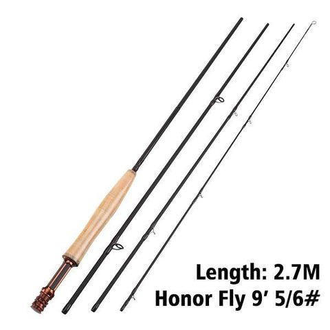 Image of SeaKnight MAXWAY HONOR Fly Fishing Rod| 6' - 10' | 4 Sections |Fast Action Super Light