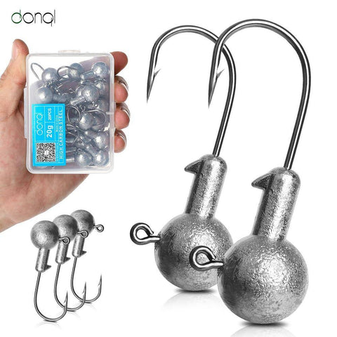 Image of DONQL Lead Head Fishing Hook | 1-20g | 20pcs/Box